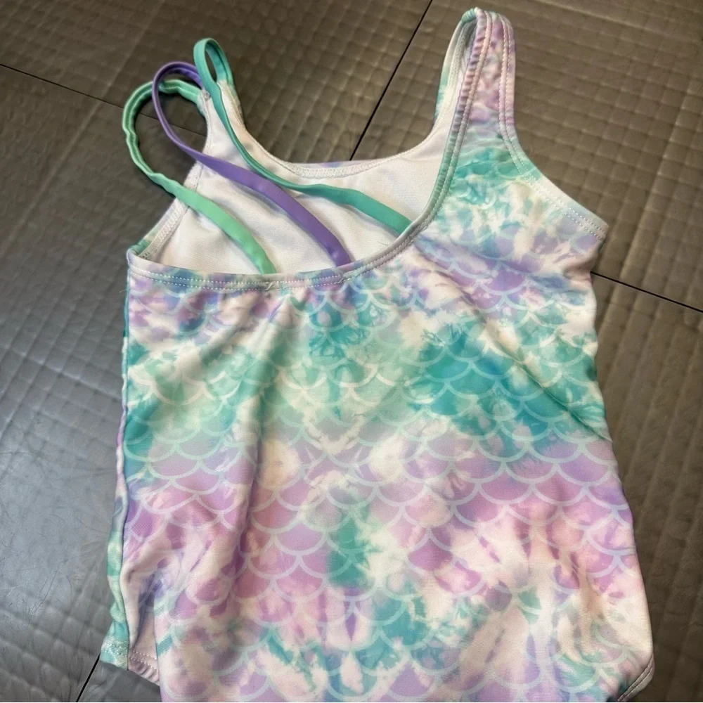 DISNEY PRINCESS LITTLE MERMAID GIRLS 4/5 ONE PIECE SWIMSUIT BATHING SUIT